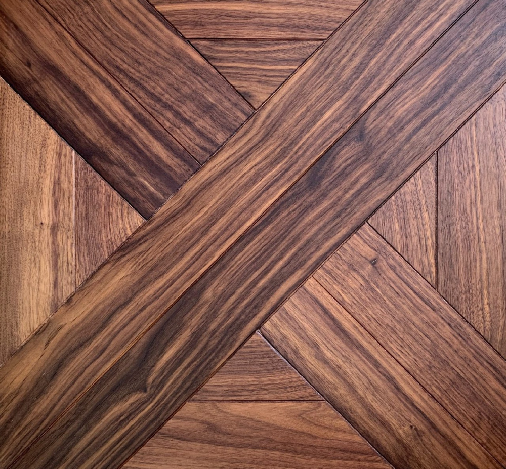 Модульный паркет Palladio Floors Орех селект, модель М-4 430х430х15,5 мм, цвет Classic, лак